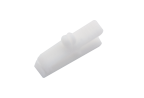 Clip pince plastique blanc