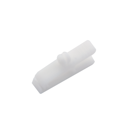 Clip pince plastique blanc