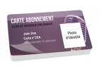 Impression fabrication carte badge association ultra rigide