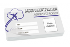 Impression fabrication carte badge professionnelle ultra rigide