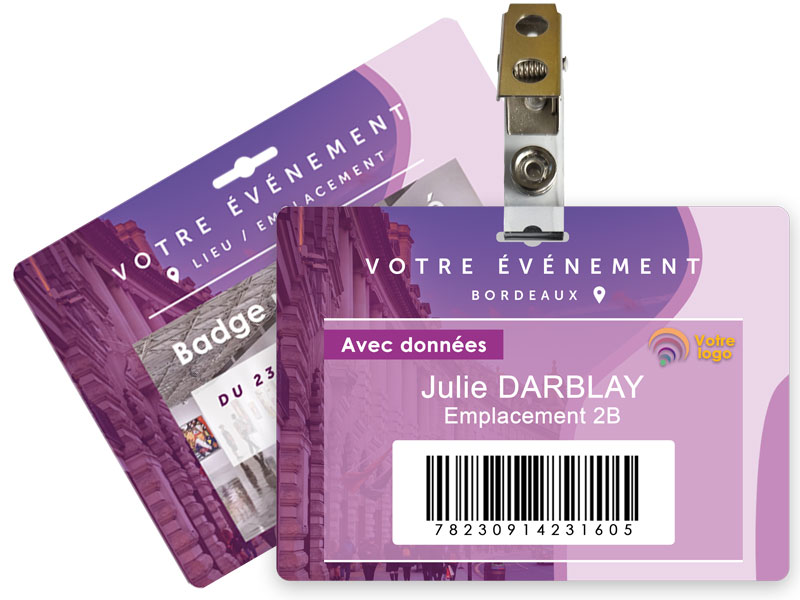 Fabrication de badge événementiel personnalisé