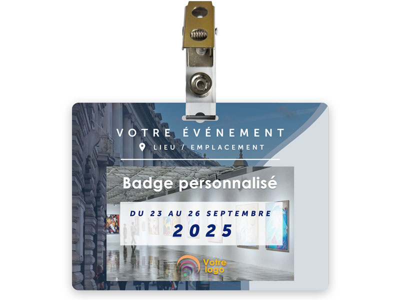 Fabrication de badge événementiel personnalisé