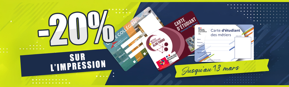 Promotion sur vos cartes scolaires et étudiants pour la rentrée 2026-2027